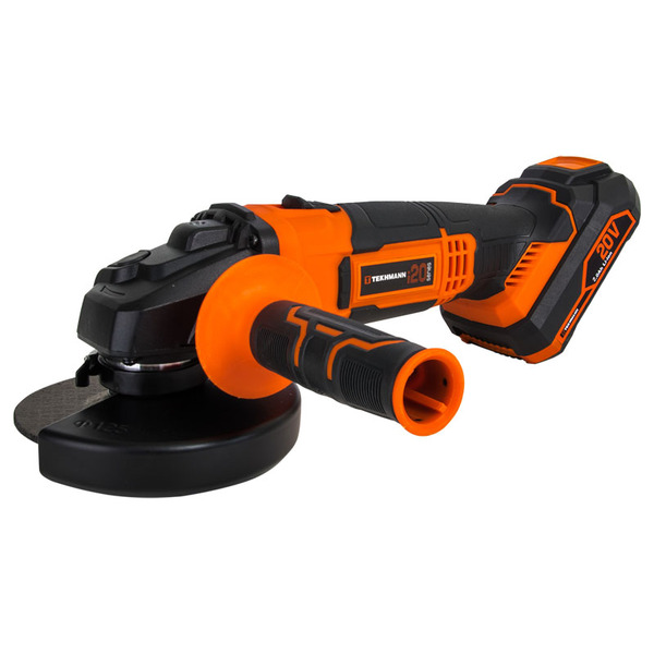 Кутова акумуляторна шліфмашина Tekhmann TAG-125/i20 kit (848392)