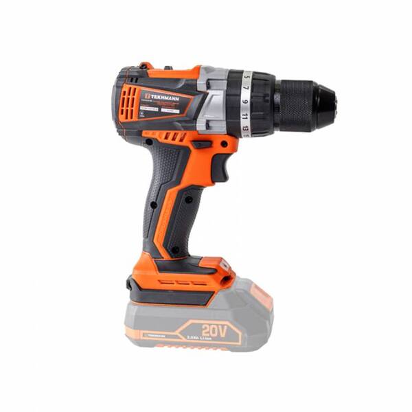 Аккумуляторная дрель-шуруповерт Tekhmann TCD-65/i20 BS 20В без АКБ и ЗУ (850186)