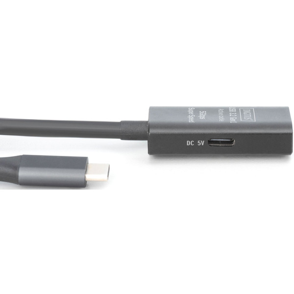 Подовжувач USB 3.2 Gen1 Active Cable 5G, 10м, чорний (DA-73109) Digitus