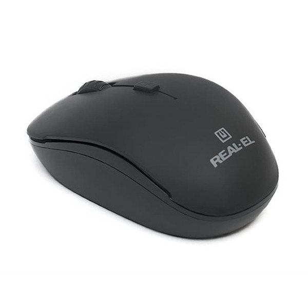 Мышь беспроводная REAL-EL RM-301 Wireless Black