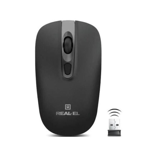 Миша REAL-EL RM-350W Black
