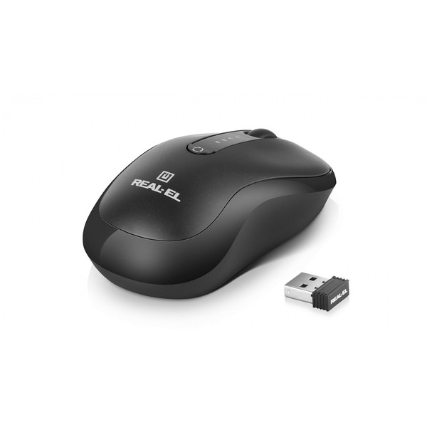 Миша REAL-EL RM-450W Black