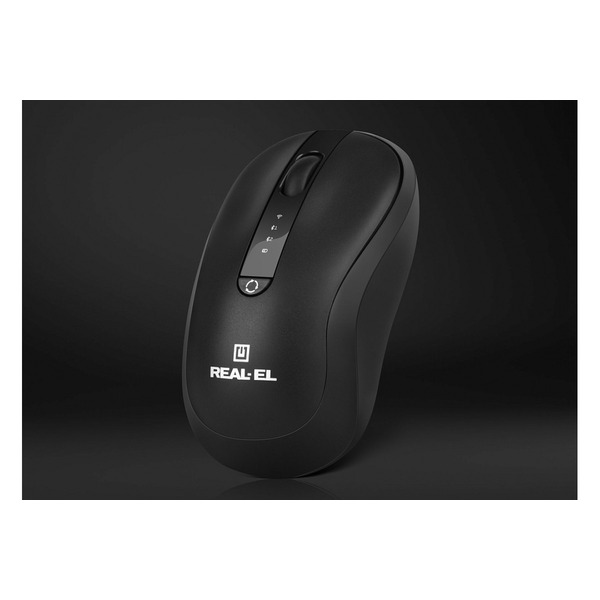 Миша REAL-EL RM-450W Black