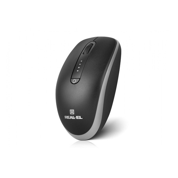 Мышь беспроводная REAL-EL RM-455W Black