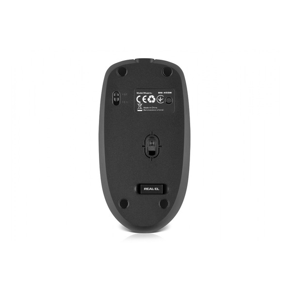 Мышь беспроводная REAL-EL RM-455W Black