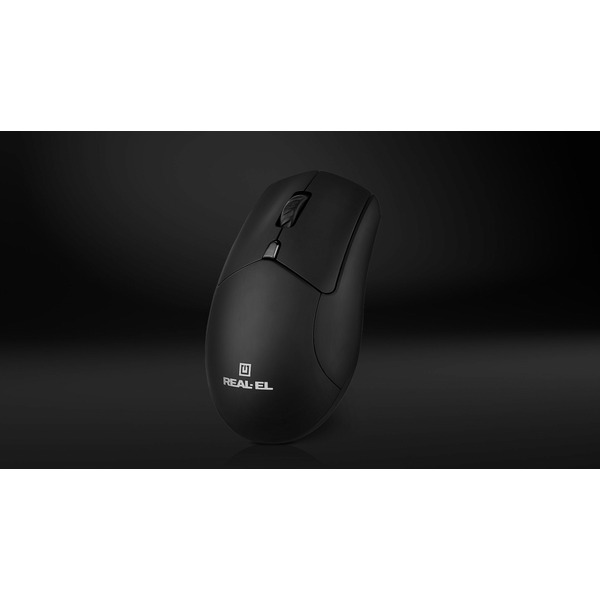 Мышь беспроводная REAL-EL RM-460W Black