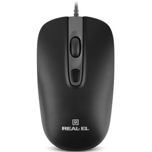Мышь REAL-EL RM-222 Black (EL123200040)