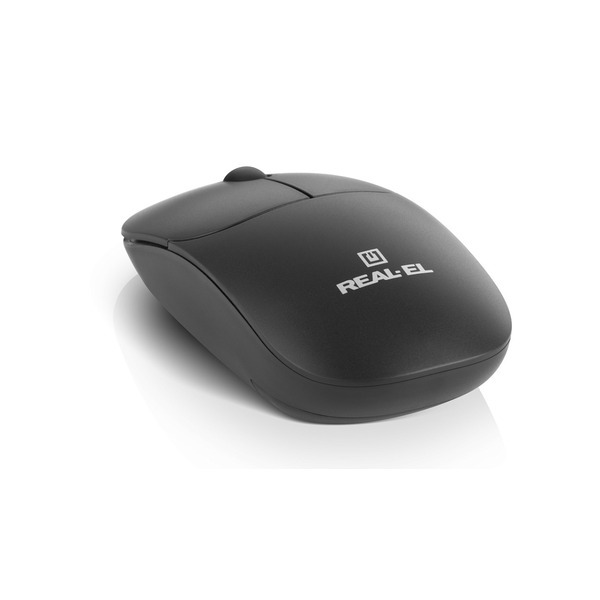 Комплект (клавиатура, мышь) беспроводной REAL-EL Kit 551W Black
