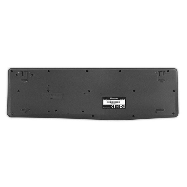 Комплект (клавиатура, мышь) беспроводной REAL-EL Kit 551W Black