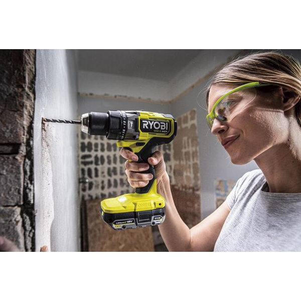 Шурупокрут-дриль ударний акумуляторний Ryobi ONE+HP RPD18X-242S 18В, 2А·ч, 4А·ч (5133005283)
