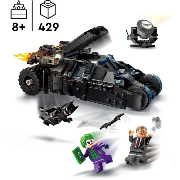 Конструктор LEGO Super Heroes DC Тумблер Бетмена проти Дволикого і Джокера 429 елементів (76303)