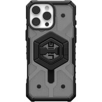 Чохол + магнітне кільце-тримач UAG для Apple iPhone 16 Pro Max Pathfinder Clear Magsafe Ash/Black (1144651BV02)