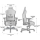 Кресло для геймеров Anda Seat T-Pro 2 Size XL Gray/Black (AD12XLLA-01-GB-F)