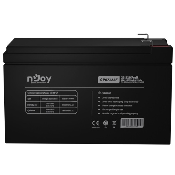 Акумуляторна батарея Njoy GP07122F 12V 7AH GP07122F
