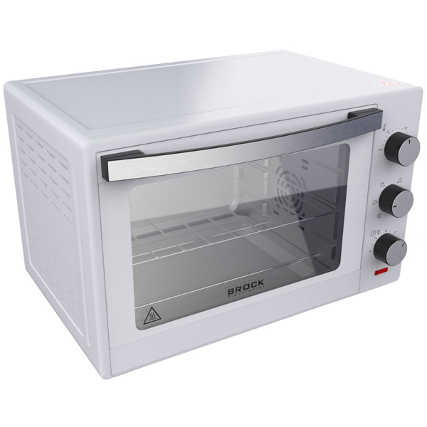 Електрична піч BROCK TO 3001 WH 1600Вт/ 30л /механічне керування/ біла