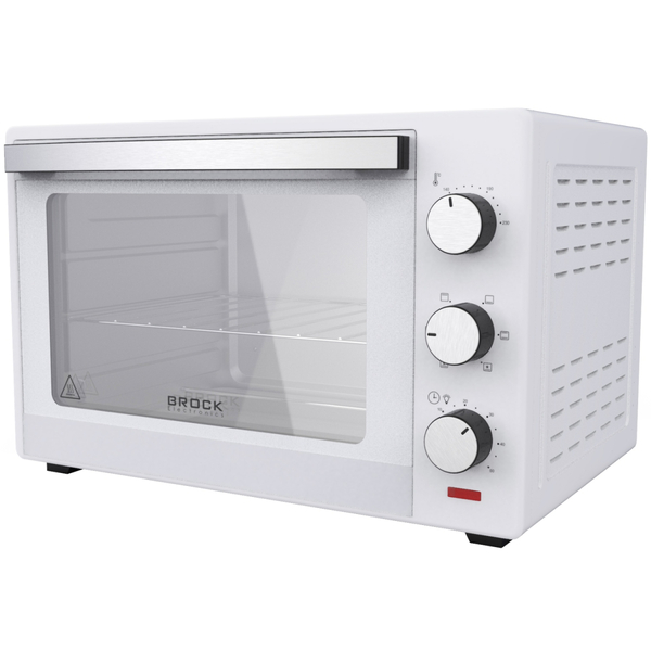 Електрична піч BROCK TO 3001 WH 1600Вт/ 30л /механічне керування/ біла