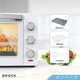 Електрична піч BROCK TO 3001 WH 1600Вт/ 30л /механічне керування/ біла
