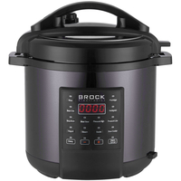Мультиварка BROCK PMC 1706 скороварка/1000Вт/ 6л / 15 програм/ сенсорне керування//сіра