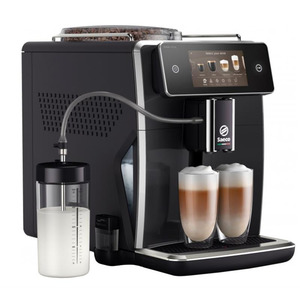 Кавомашина Saeco Xelsis Deluxe 1.7л, зерно + мелена, автомат.капучинатор, авторецептів - 22, чорний