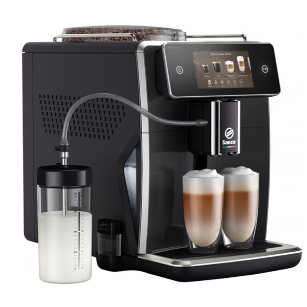 Кавомашина Saeco Xelsis Deluxe 1.7л, зерно + мелена, автомат.капучинатор, авторецептів - 22, чорний
