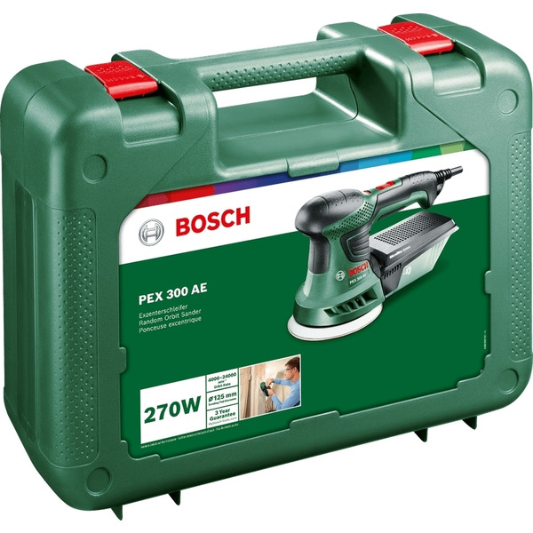 Bosch PEX 300 AE - ексцентрикова шліфмашина 125мм, 200Вт