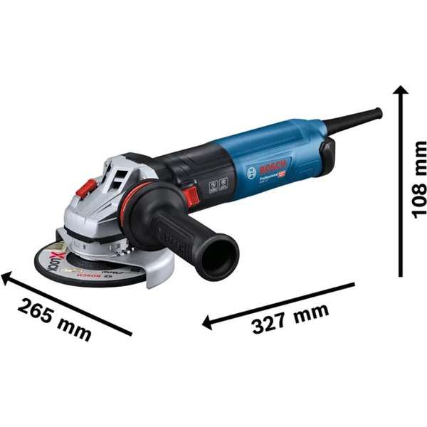 Шліфмашина кутова Bosch GWS 17-125 Professional 125мм 1700Вт (0.601.7D0.200)