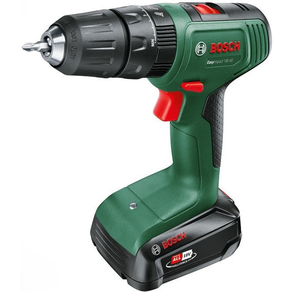 Шуруповерт-дриль ударний акумуляторний Bosch EasyImpact 18V-40 18В 1х2А год (0.603.9D8.107)