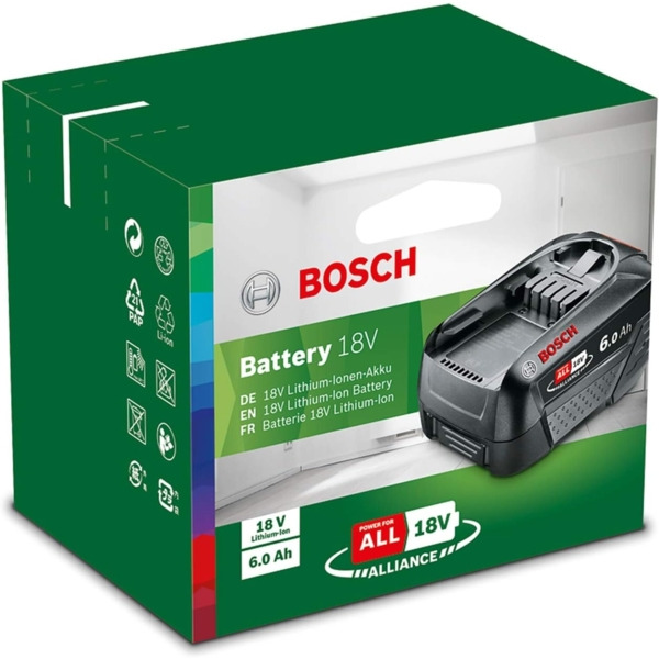 Акумулятор Bosch PBA, 18В, 6А·год, 0.7кг (1.600.A00.DD7)