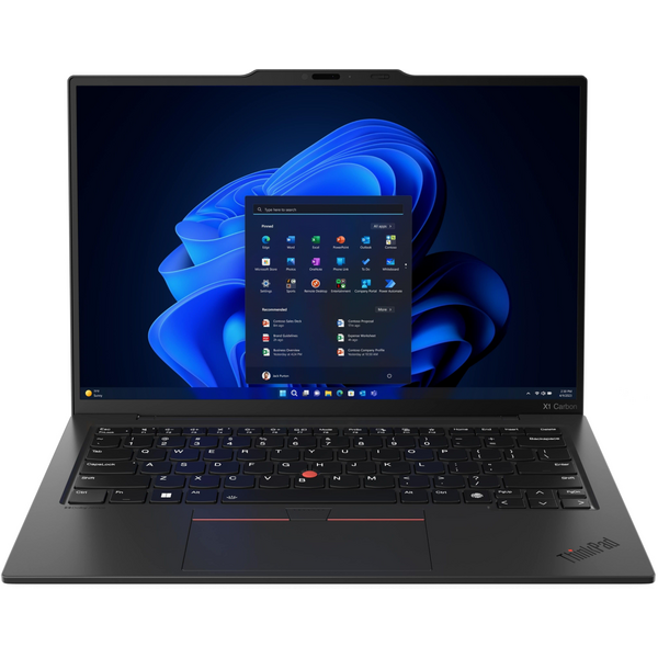 Ноутбук Lenovo ThinkPad X1 Carbon Gen 12 (21KC004RRA) в черном цвете.