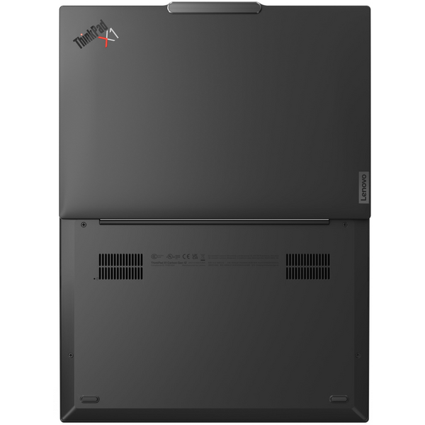 Ноутбук Lenovo ThinkPad X1 Carbon Gen 12 (21KC004RRA) в черном цвете.