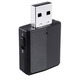 Адаптер Bluetooth 5.0 HQ-Tech ZF-169 Plus, USB power, A2DP+AVRCP, DC3.5, LED, коробка