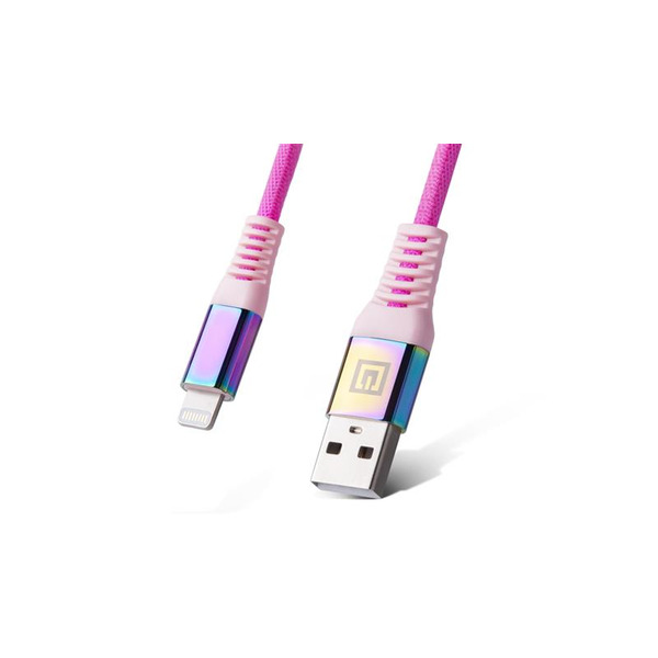 Кабель REAL-EL USB - Lightning (M/M), 1 м, Rainbow (EL123500051)