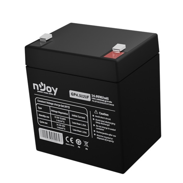 Акумуляторна батарея Njoy GP4.5121F 12V 4.5AH (BTVACDUEATE1FCN01B) AGM