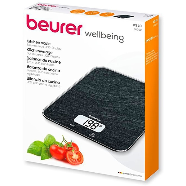 Ваги кухонні Beurer KS 19 Slate