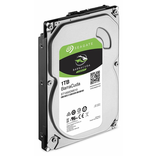 Накопитель HDD SATA 1.0TB Seagate BarraCuda 7200rpm 64MB (ST1000DM010)