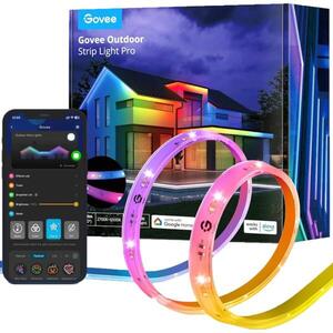 Стрічка світлодіодна розумна Govee H70A1 Phantasy Outdoor LED, 10м, білий (H70A13D1)