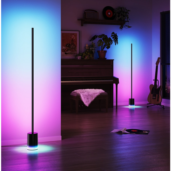 Торшер розумний Govee H607C Floor Lamp 2, 1725Lm, RGBICWW, WI-FI/Bluetooth, чорний (H607C311)