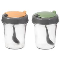 Спецівниця HEREVIN 2024 Colours Conical Spice Jar з ложкою MIX 0.32 л (131509-150)
