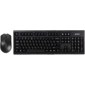 Комплект (клавиатура, мышь) беспроводной A4Tech 3000N Black USB