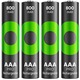 Аккумуляторы GP Recyko Pro Eco AAA/HR03 NI-MH 800mAh Box 4 шт