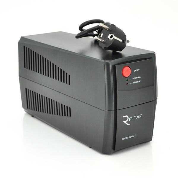 ИБП Ritar RTP500 Standby-L 300 W, Lin.int., 2xSchuko, пластик (RTP500L/06187)