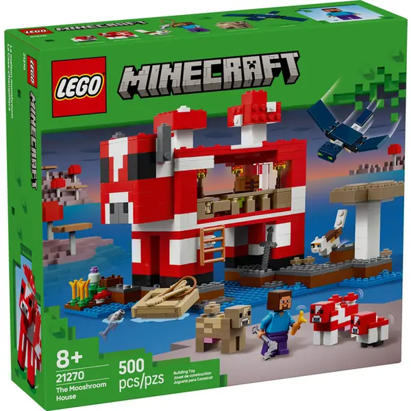 LEGO Minecraft: Грибний будинок - набір на 500 елементів (21270)