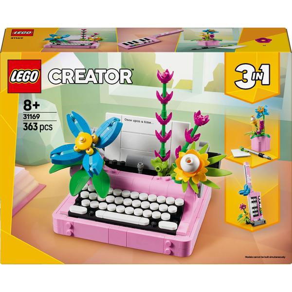 LEGO 31169 Creator: Друкарська машинка з квітами