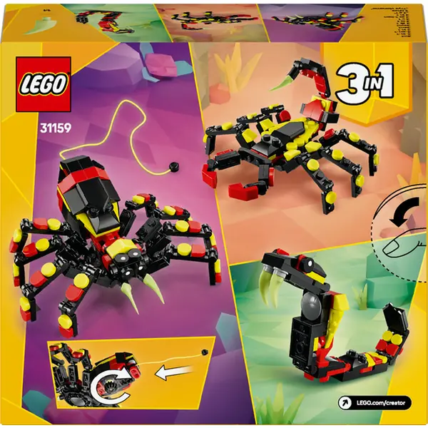 LEGO Creator Wild Animals: Amazing Spider 153 Pieces (31159)