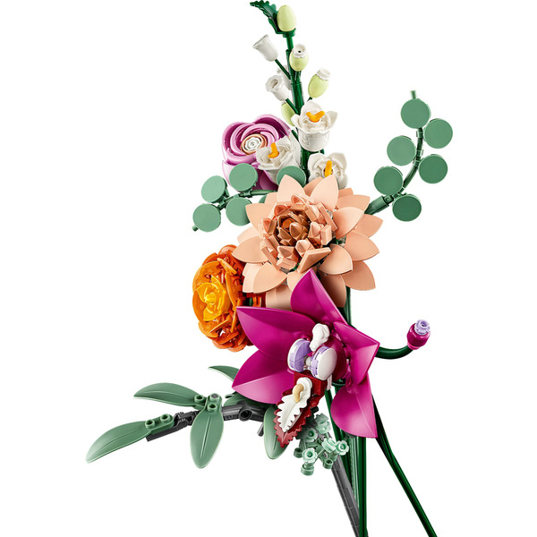 Блоковий конструктор LEGO Botanicals Милий рожевий букет квітів (10342)