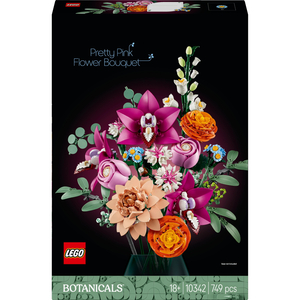Блоковий конструктор LEGO Botanicals Милий рожевий букет квітів (10342)