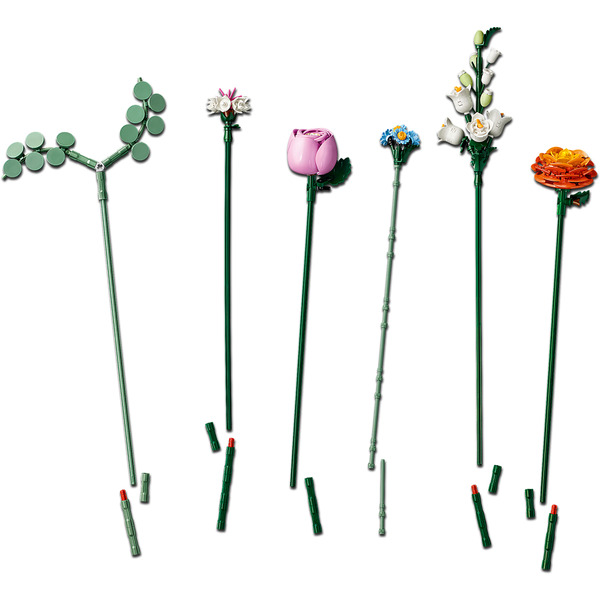 Блоковий конструктор LEGO Botanicals Милий рожевий букет квітів (10342)