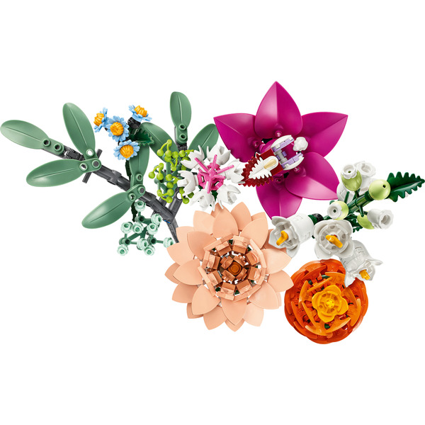 Блоковий конструктор LEGO Botanicals Милий рожевий букет квітів (10342)