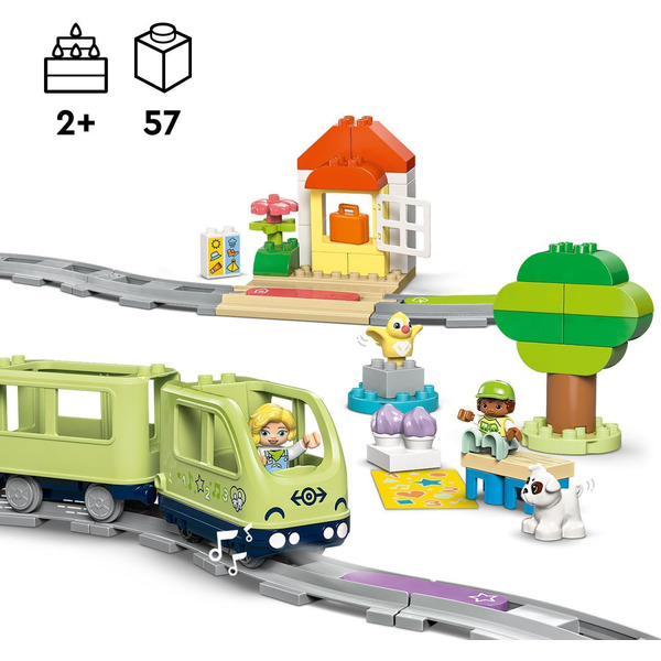 LEGO DUPLO ПРИГОДА З ІНТЕРАКТИВНИМ ПОЇЗДОМ 57 ДЕТАЛЕЙ (10427)