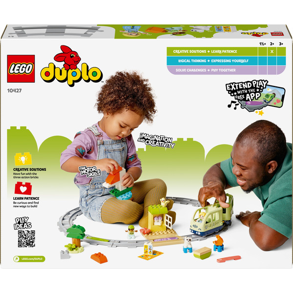 LEGO DUPLO ПРИГОДА З ІНТЕРАКТИВНИМ ПОЇЗДОМ 57 ДЕТАЛЕЙ (10427)